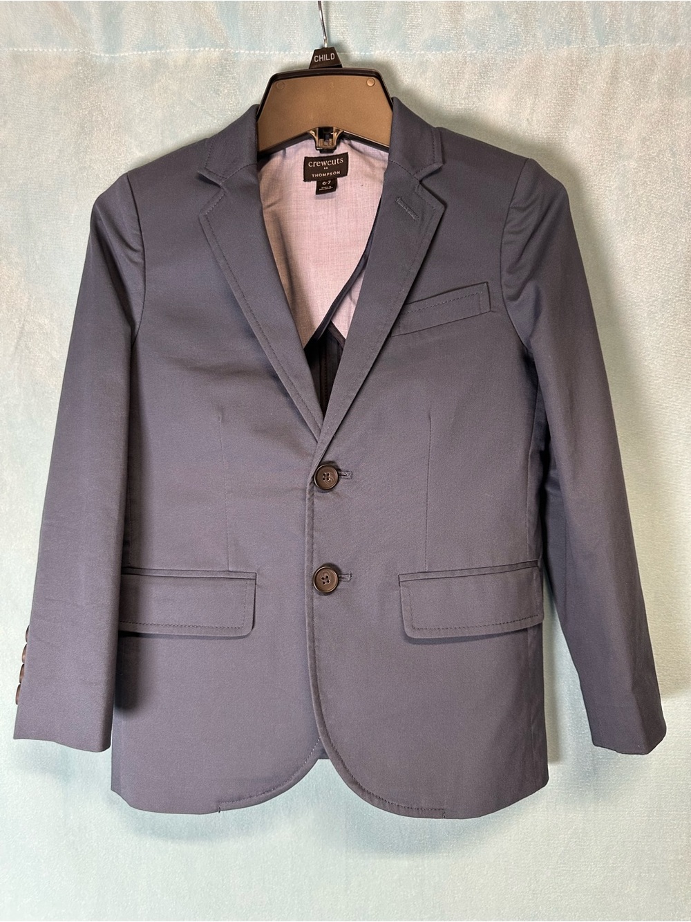 Crewcuts Boys Navy Two-Button Sport Coat